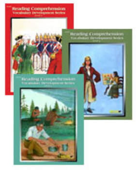 Preview of All 3 Level 4 Reading Comprehension and Vocabulary Books PDFs