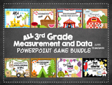 All 3rd Grade Measurement and Data PPT Games Bundle: CCSS 