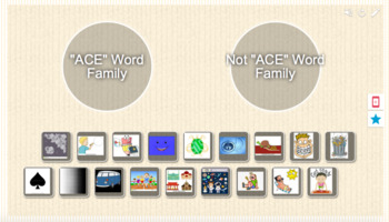 Preview of All "A" Word Family Picture Sort