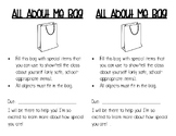 All About Me Bag Note (English and Spanish)