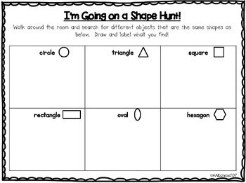 2-D Shapes in Kindergarten by Alessia Albanese | TpT