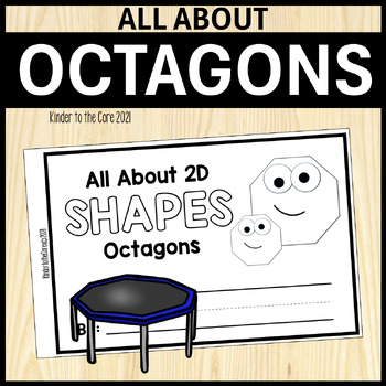 Preview of All About 2D Shapes - Octagon | Minibook | Geometry for Kindergarten