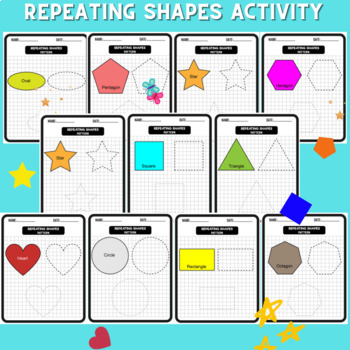 Preview of All About 2D Shapes Unit,Worksheets