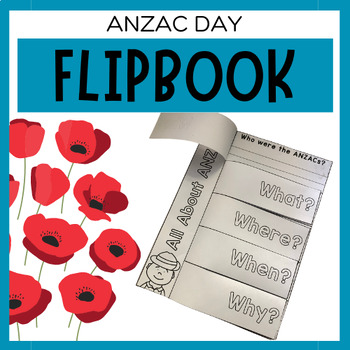 All About ANZACs Flipbook | ANZAC Day by Mrs L's Little Learners