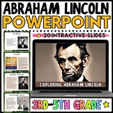 All About Abraham Lincoln Interactive PowerPoint Lesson fo