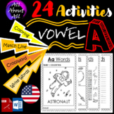 All About Activities with vowel A {AAA}- Distance Learning