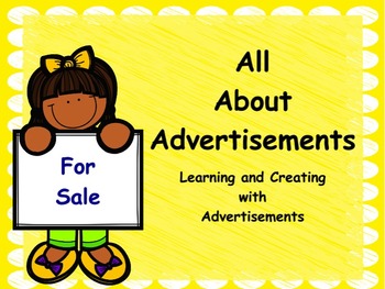 Preview of All About Advertisements: Flipchart and Worksheets