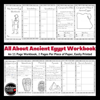 Preview of All About Ancient Egypt Workbook