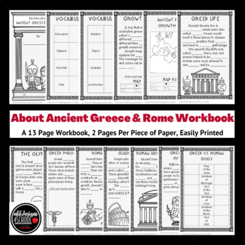 Preview of All About Ancient Greece & Rome Workbook