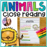 Animals - Close Reading