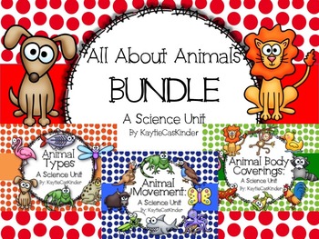 Preview of All About Animals: Bundle: Animal Types, Animal Body Coverings, Animal Movement