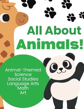 Preview of All About Animals! K - 1st Multi-Subject Animal Themed Activities
