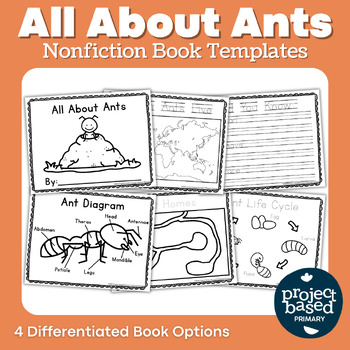 Preview of All About Ants Nonfiction Book Templates
