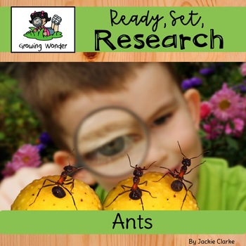 Preview of All About Ants (Nonfiction Informational Writing Animal Research Project)