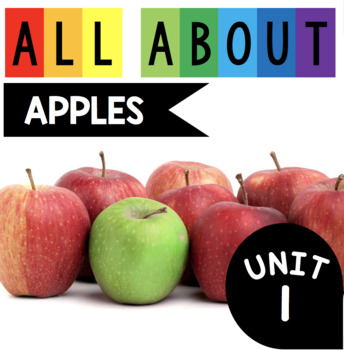 Preview of Apples - Apple Activities Unit - Kindergarten First Grade PreK - Slideshow
