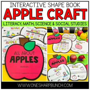 Preview of All About Apples Craft, Apple Investigation Science Activities, Apple Life Cycle