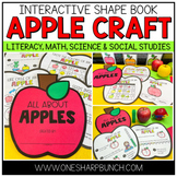 All About Apples Craft, Apple Investigation Science Activi