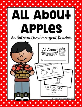 Preview of All About Apples Emergent Reader