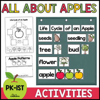 Preview of All About Apples Life Cycle Activities Unit for Fall