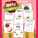All About Apples Life Cycle Coloring Pages Worksheets Activities