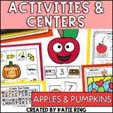 All About Apples & Pumpkins Unit - Math, Literacy, Science