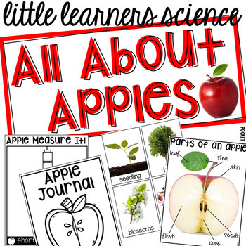 Preview of All About Apples - Science for Little Learners (preschool, pre-k, & kinder)