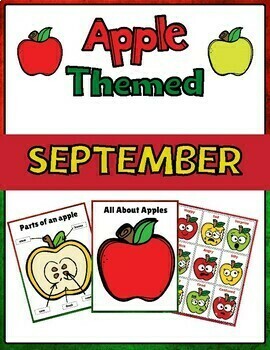 Preview of All About Apples THEME CURRICULUM - September DAYCARE & PRESCHOOL