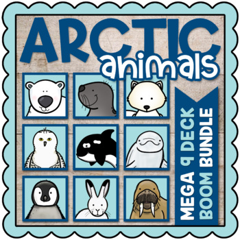 Preview of All About Arctic Animals | BOOM CARD BUNDLE | 9 Decks