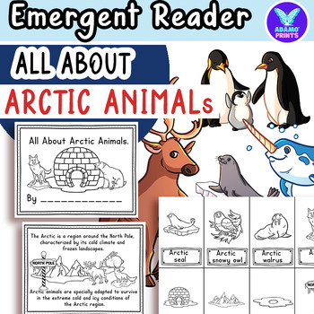 Preview of All About Arctic Animals Reader Kindergarten, First, Second & Third Grade Book