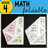 Math Doodle - All About Area ~ INB Foldable Notes ~
