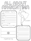 All About Argentina Fact Sheet