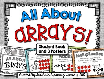 Preview of All About Arrays  |  Array Book and Array Posters  |  Intro to Multiplication