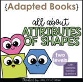 All About Attributes of Shapes Adapted Books [Level 1 + 2]