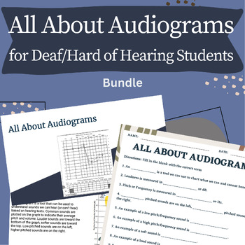 Preview of All About Audiograms - Bundle