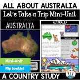 Australia Informational Reading Passages Activities Worksh