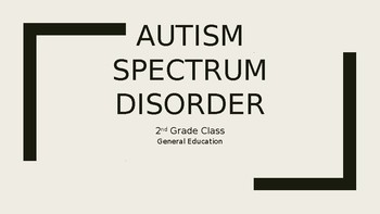 Preview of All About Autism PowerPoint