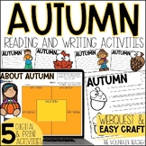 All About Autumn - Fall Reading Comprehension Activities W