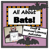 All About Bats- Craft and Literacy/Science Activities