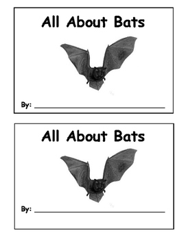 Preview of All About Bats Emergent Reader