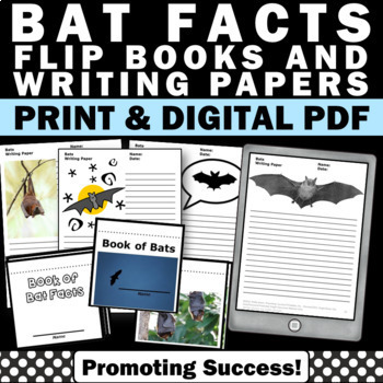 Preview of Bat Research Project Facts Coloring Page Bats Writing Paper Bulletin Board Craft