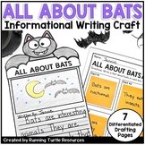All About Bats Informational Writing Craft, Halloween Bat 