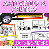 All About Bats & Spiders Unit - Math, Literacy, Science, W