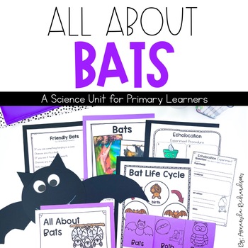 Preview of All About Bats Unit, Bat Craft, Bat Writing, Bat Science