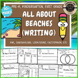 All About Beaches Writing Beach Unit Field Trip PreK Kinde