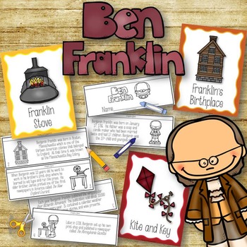 Preview of All About Benjamin Franklin Posters and Book to Create