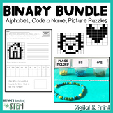 All About Binary: Intro, Puzzles, & More {Print & Digital}