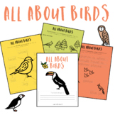 All About Birds Printable Book • Types of Birds • Science 