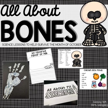 Preview of All About Bones Kindergarten Science