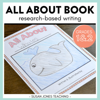 Preview of Informative writing for First Grade: All About Book