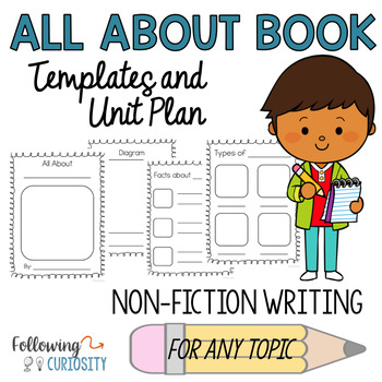 Preview of All About Book: Non-Fiction Informative Writing K-2